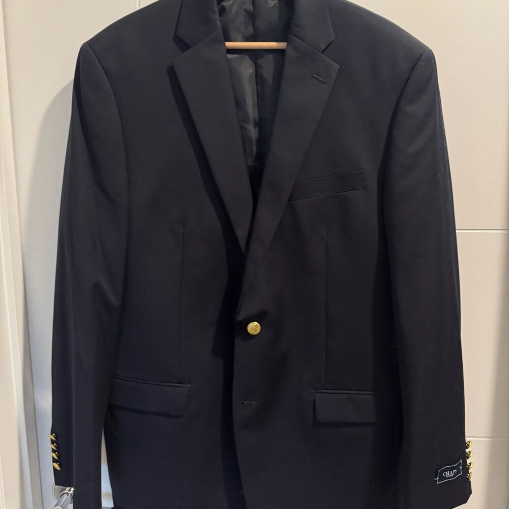 Chaps Navy Blazer 42 Long